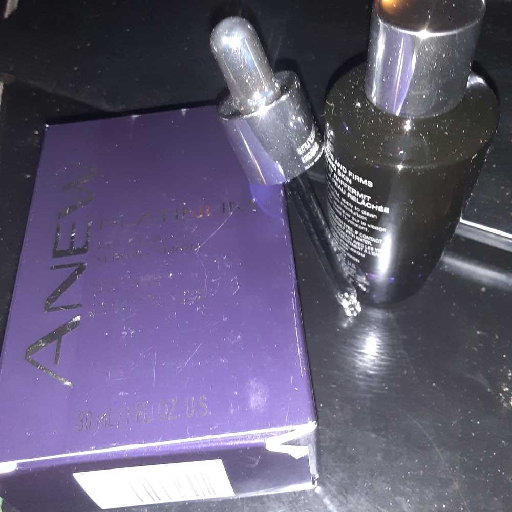 Avon Anew Platinum Age Delay Serum - Purple and Black - Picture 3 of 11
